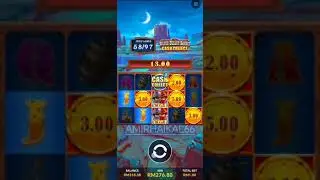 SILVER BULLET BANDIT CASH COLLECT 124 FREE SPIN mega big win..