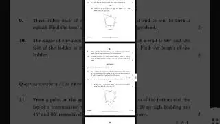 CBSE CLASS 10TH COMPARTMENT MATHEMATICS BASIC QUESTION PAPER 2022
