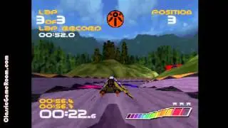 Classic Game Room - WIPEOUT review for PlayStation