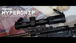 Monstrum Hypergrip Cantilever Scope Mount with Quick Release