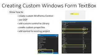 C# Projects for Beginners: Custom WinForms Controls - TextBox 1/5