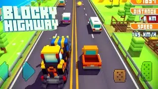 Traffic Racing - Blocky Highway Gameplay