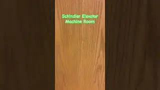 Schindler Machine Room Sound #elevator #schindler #machineroom #motor #cabelas