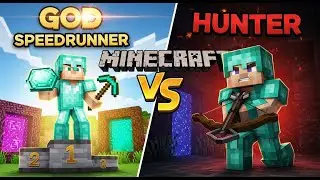 GOD Speedrunner vs Hunter in Minecraft