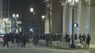Protest erupts outside Hatfield Federal Courthouse in Portland