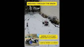 Arrma 1/5 Outcast with Snow Ski #arrmamojave  #arrmaoutcast  #arrmakraton #arrma #kevintalbot