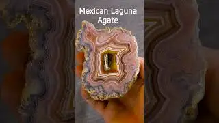 These agate colors and bands are so beautiful! #shorts  #gemstone