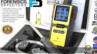 Carbon Monoxide Detector for Inspectors by Forensics | USA NIST Traceable Calibration | Computer Da