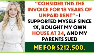 Supported Myself Since I Was 1X, Never Took A Cent From My Family, And They Sued Me For $212k...