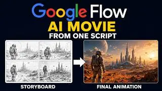 How to Use Storyboard Studio in Google Flow (Step-by-Step)- AI movie from start to finish!