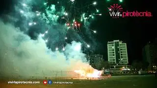 Fiestas de Campanar 2026 Valencia, Masclet&aacute; Nocturna 19 Febrero 2026, Pirotecnia Hermanos Caballer