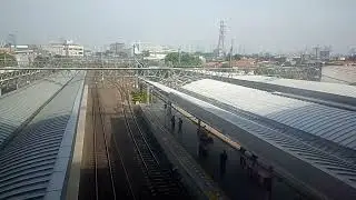 Train West Jakarta Indonesia 2024 | ASMR Travel Walk Sounds No Talking | Walking Ambience