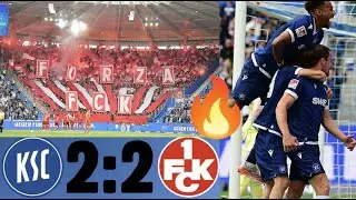 Stadion Vlog KSC gegen FC Kaiserslautern |  Hitziges Süd-West Derby 🔥🔥🔥