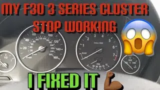 F30 320i BMW cluster fix| My cluster stoped working| fixing my F30 3 series BMW cluster