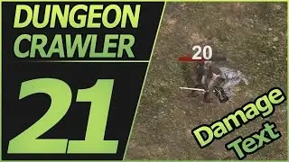 unity dungeon crawler 21 - damage text