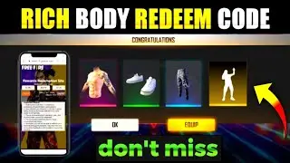 FREE FIRE REDEEM CODE TODAY | 12 JUN REDEEM CODE FREE FIRE | FF REDEEM CODE TODAY 12 JUN