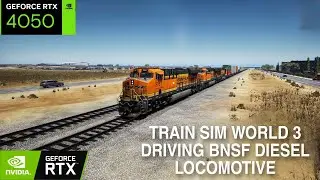 Train Sim World 3 | Diesel Locomotive BNSF ES44C4 Freight Train Massive Accident | RTX 4050