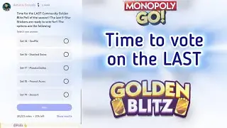 Голосуйте за ПОСЛЕДНИЕ наклейки Golden Blitz в этом альбоме!! #monopolygo #goldenblitz