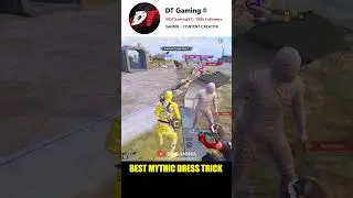 Duplicate MYTHIC DRESS Trick For Free 🤩 #bgmi #shorts - DT GAMING