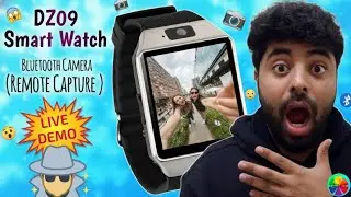 DZ09 Smartwatch Bluetooth Camera (Remote Capture) Feature Explained | Live Demo 👀 #1atech 