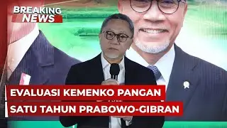 BREAKING NEWS - Menko Zulkifli Hasan Bicara Kinerja Kemenko Pangan 1 Tahun Prabowo-Gibran