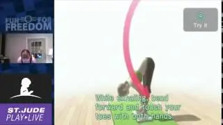 Wii Fit U Wednesday. LIZ IS CLUMSY! Dat @$$
