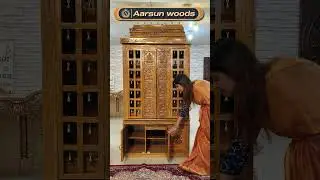 Home Temple - Wooden mandir - Temple design #hometemple #templedesign