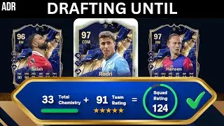 Drafting Until I get a World Record 124 Fut Draft!