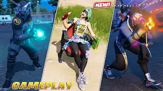 Leaked Skins, Emote & Cosmetics Gameplay (Huntmaster Saber, Snackin Emote, Xander & More)