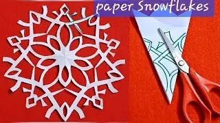 Snowflake Paper Craft | Paper Snowflake ❄️ ❄️ #snowflake  #papercraft
