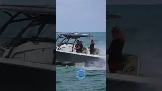 Nortech Goes Flying! Haulover Inlet #shorts #nortech #boat #hauloverinlet #miami