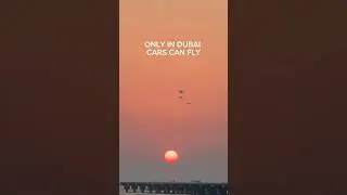 Dubai car flying in uae #dubai #flyingcar #car #flying #emirates #abdulvlogs #delivery #technology