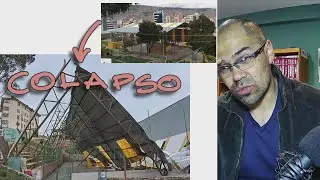 presunta causa de colapso de tinglado