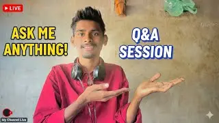 YouTube live q&a session video question video QNA, ask me anything today, live YouTube Gujarati 