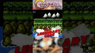 Legendary KONAMI CODE: Unlock 30 Lives in Contra (NES) | Retro Gaming Cheat Code  #gaming #nintendo