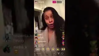 Cardi B Instagram Live 06/15/2017