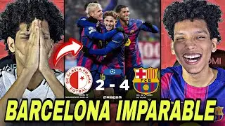 UN BARÇA que SUFRE pero TERMINA GOLEANDO al SLAVIA PRAGA 2-4 BARCELONA 