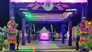 walking through the John Cupid Carnival Village 2026
