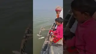 Tending fishing method in river #bait
