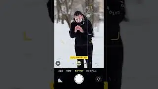 CREATIVE PHOTO WITH SNOW ON PHONE 📱