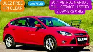 2011 Ford Focus 1.6 Petrol Manual ULEZ Free