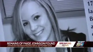 Remains of Paige Johnson found nearly 10 years after her disappearance