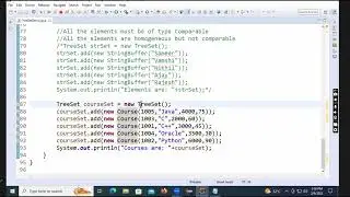 Sorting In TreeSet in Java C //9-02-2023