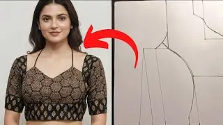Viral Madhubala Front Neck Design | Easy cutting tutorial | Princess cut front cutting pattern |