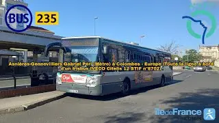 [Ligne 235 RATP] Citelis 12 n°8702 - Asnières-Gennevilliers Gabriel Péri à Colombes Europe