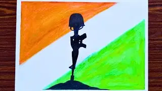 Indipendence day drawing Ideas/Amar jawan jyoti drawing easy/Fallen soldier drawing for beginners ||