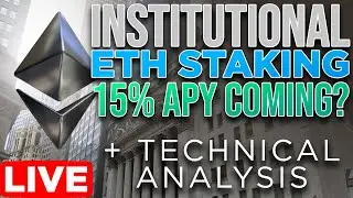 Institutional ETH Staking Coming After Merge | $ETH + $BTC Technical Analysis w/  @EvanAldo