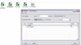 HST Tax changes in Sage Accpac