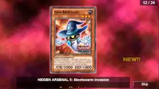 Unboxing Yu-Gi-Oh! Duel Arena's Hidden Arsenal 5: Steelswarm Invasion Booster 24 Packs