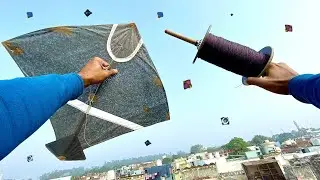 New Manjha Testing & kite fighting tricks | kite Cutting | kite flying | kite | patang 